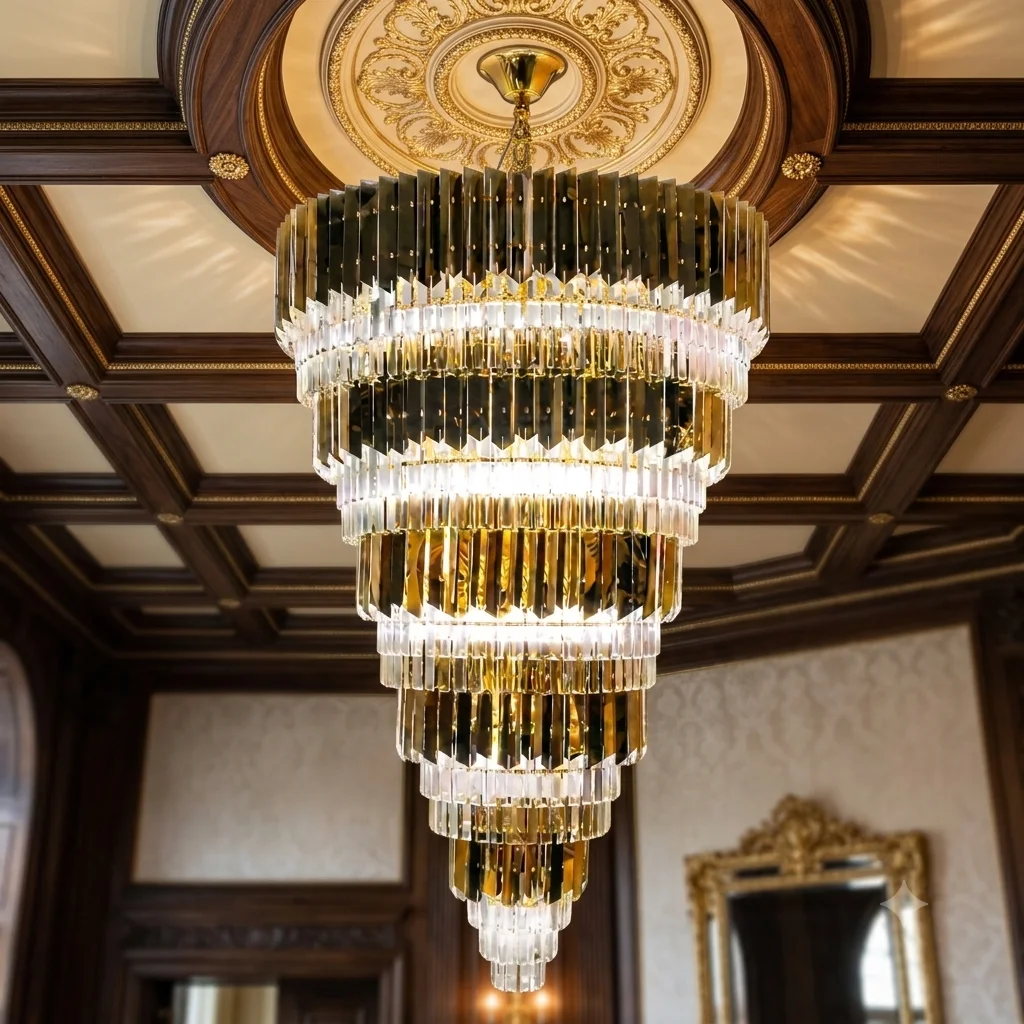Black Mamba Round Chandelier