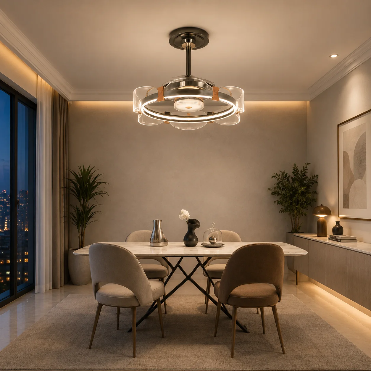 Chandelier Ceiling Fan